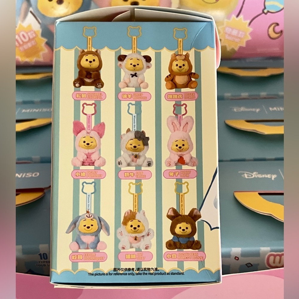 Miniso Disney Winnie The Pooh BLIND BOX NEW UNOPENED Box Labubu Friends - Picture 3 of 5